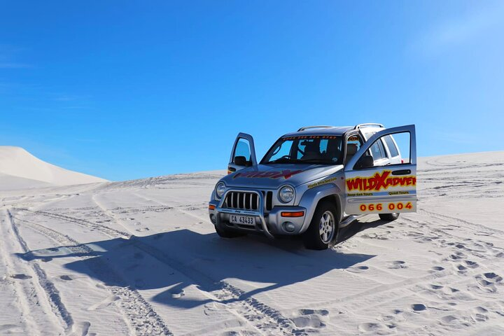 Jeep 4x4 and Glam Boarding at Atlantis White Sand Dunes Cape Town